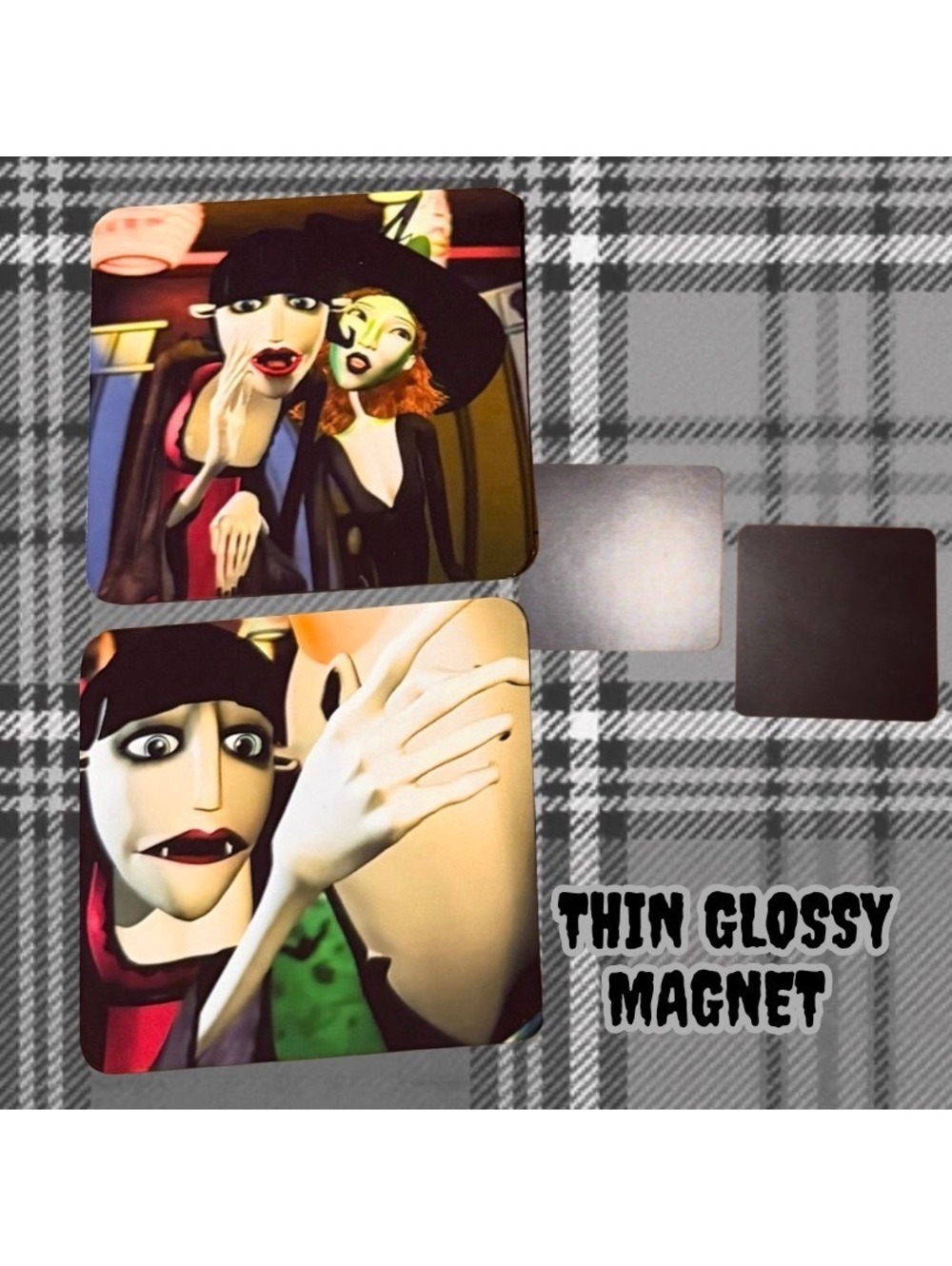 Scary Godmother Handmade Thin Glossy Magnet Set